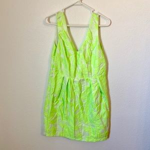 Neon mini dress